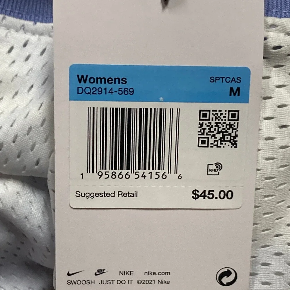 Nike Womens Sportswear Icon Clash Mesh Crop Tie Dye Shirt Size Medium DQ2914-569